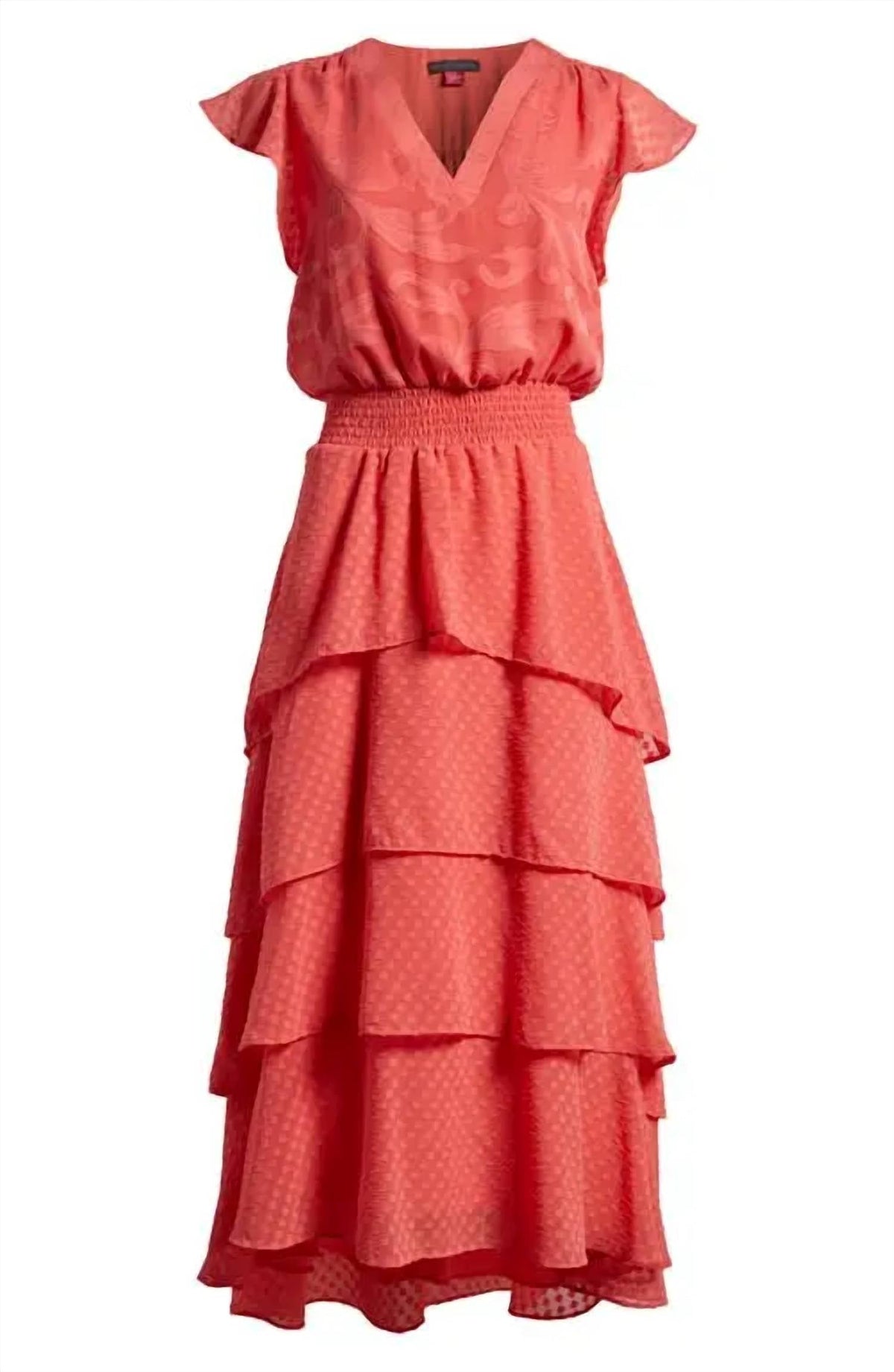 Vestido de gasa largo