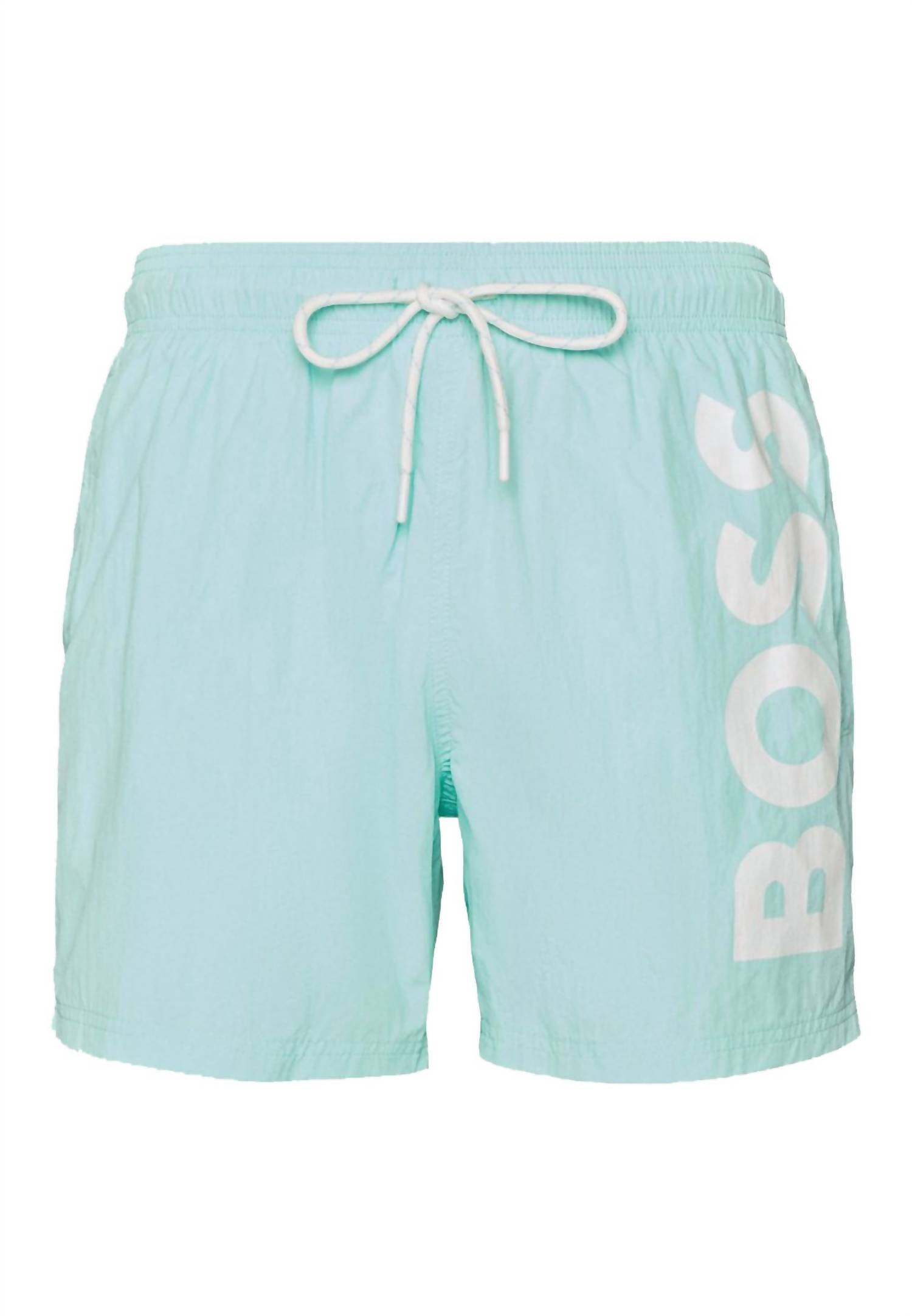 Pantaloneta de baño color azul