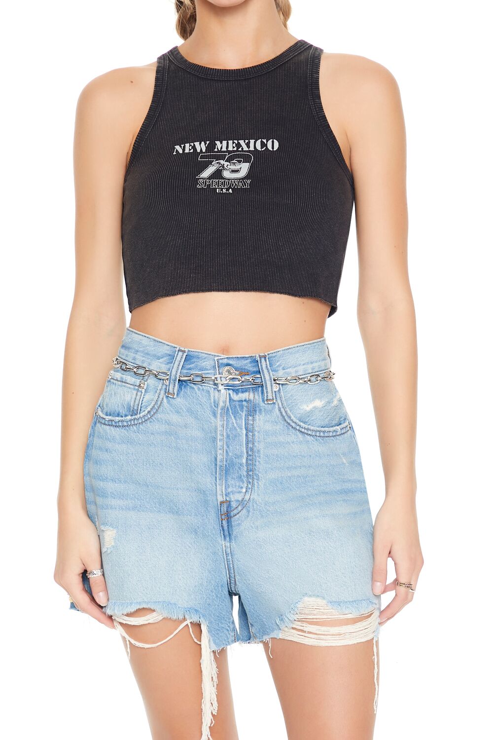 Top con estampado