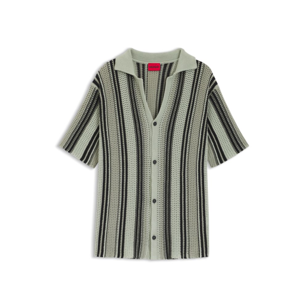 Camisa de algodón de corte amplio