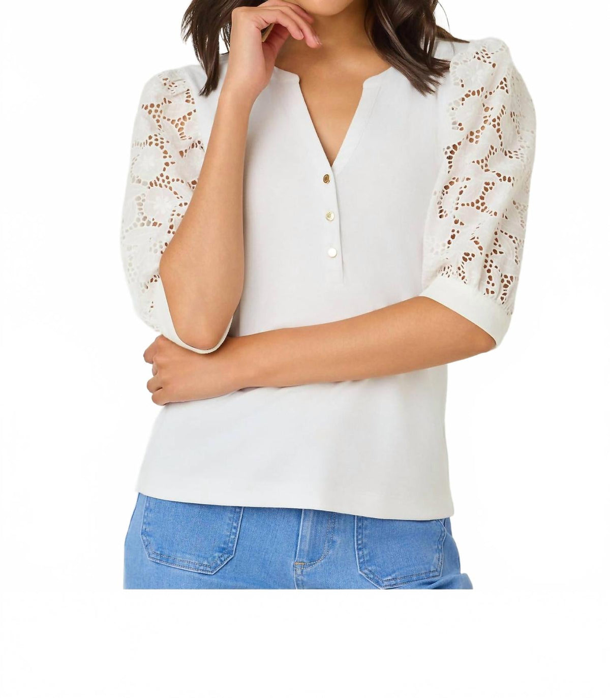 Top color blanco
