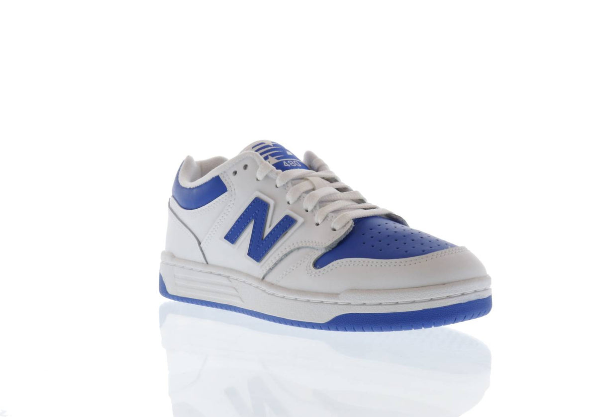 Tenis de hombre color blanco y azul