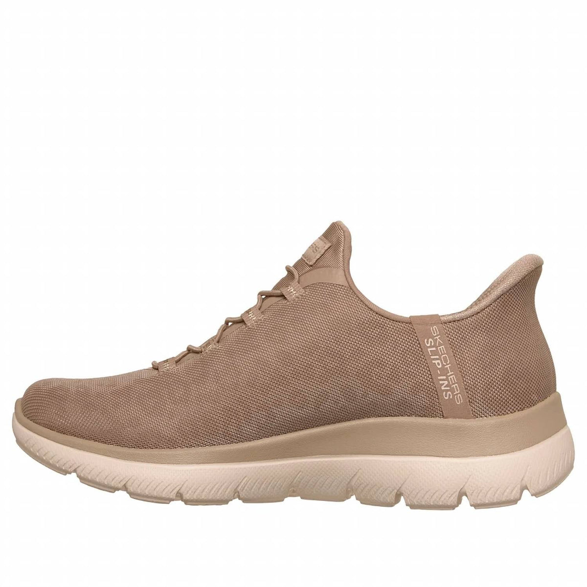 Tenis de mujer color dorado y taupe