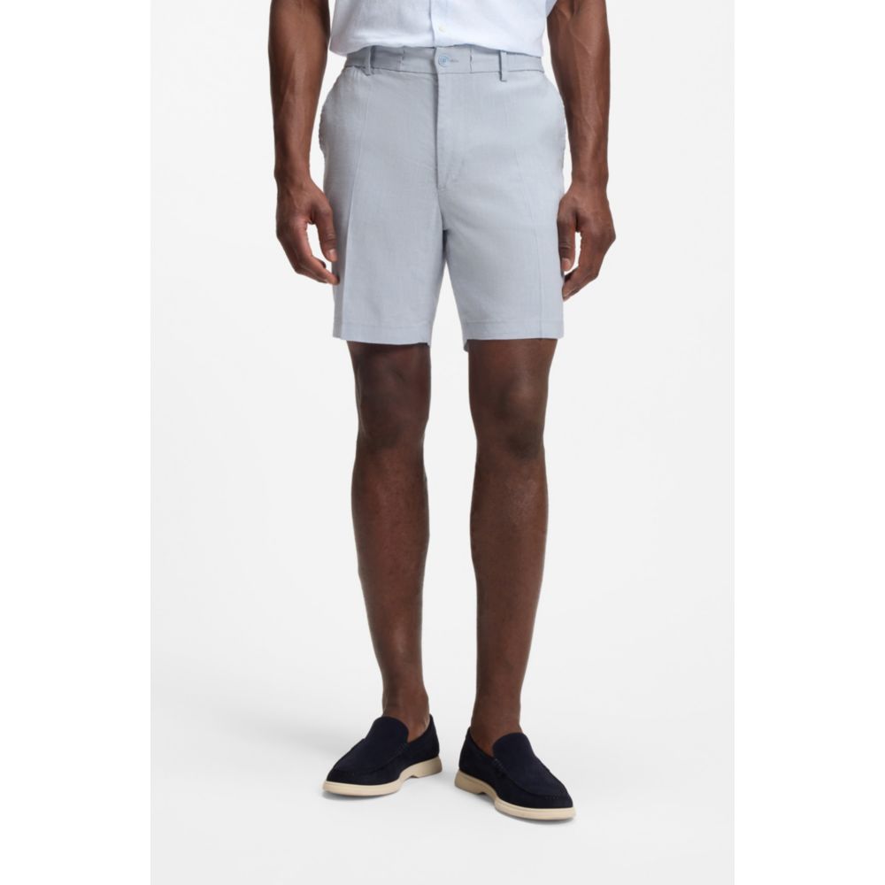 Short de mezcla de lino