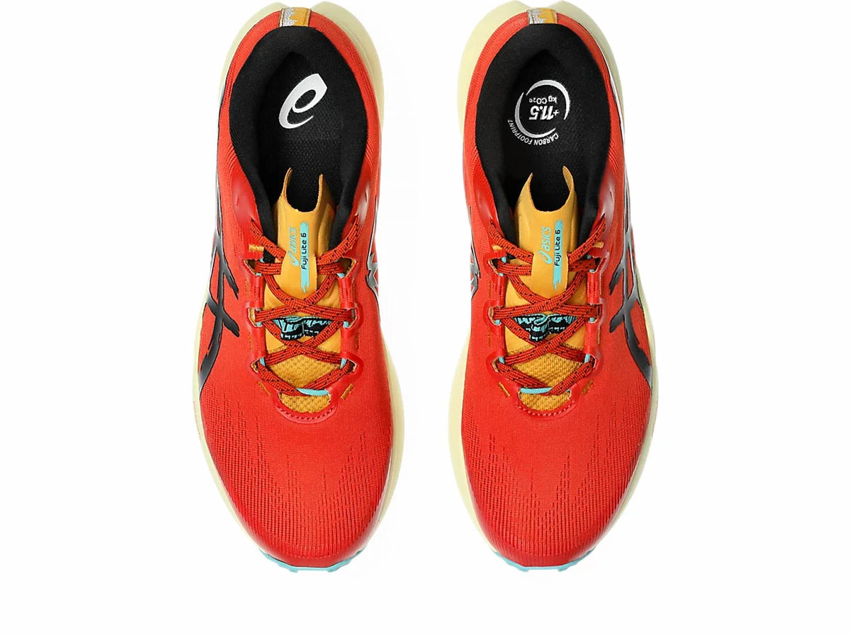 Tenis para correr de hombre color negro y rojo