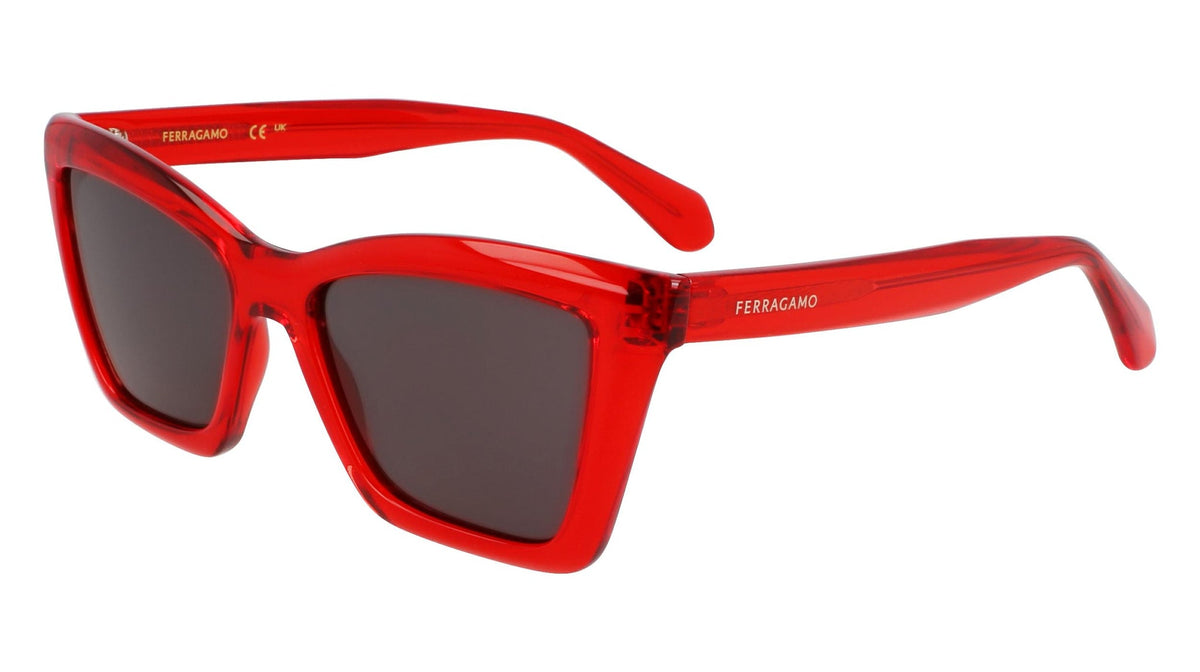 Gafas de sol de mujer 53 mm color rojo