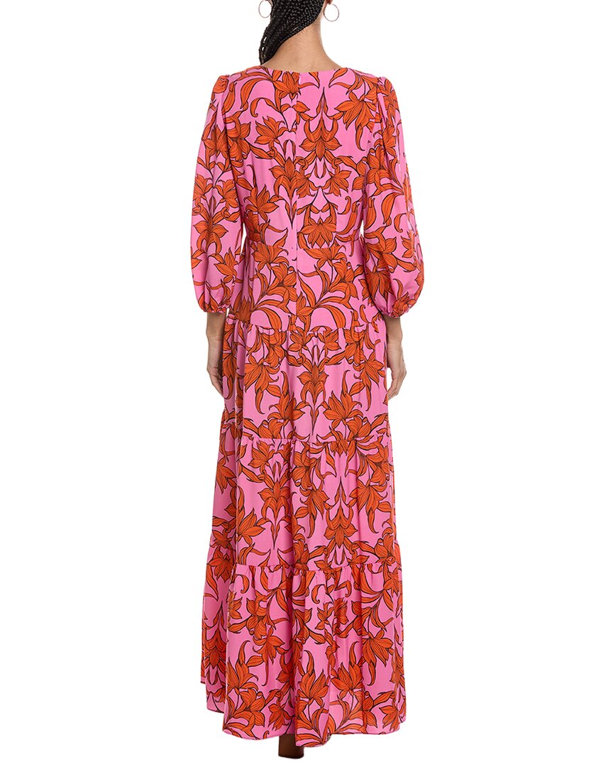 Vestido largo de manga corta