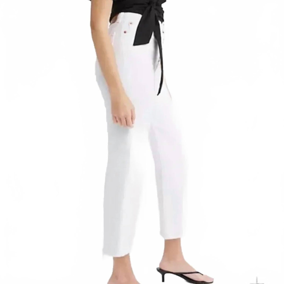 Jean color blanco