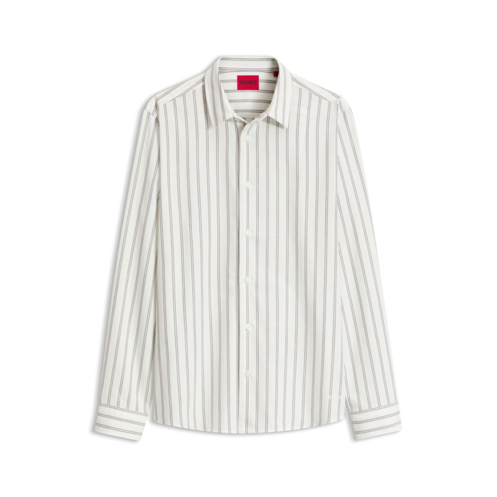 Camisa de algodón de corte amplio