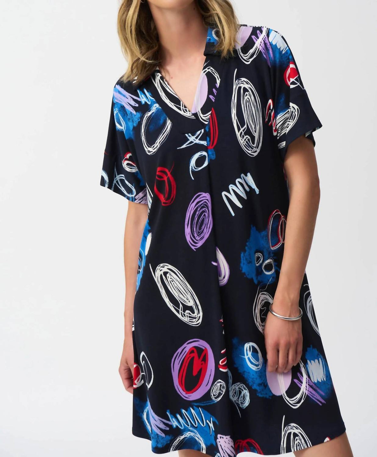Vestido corto color azul