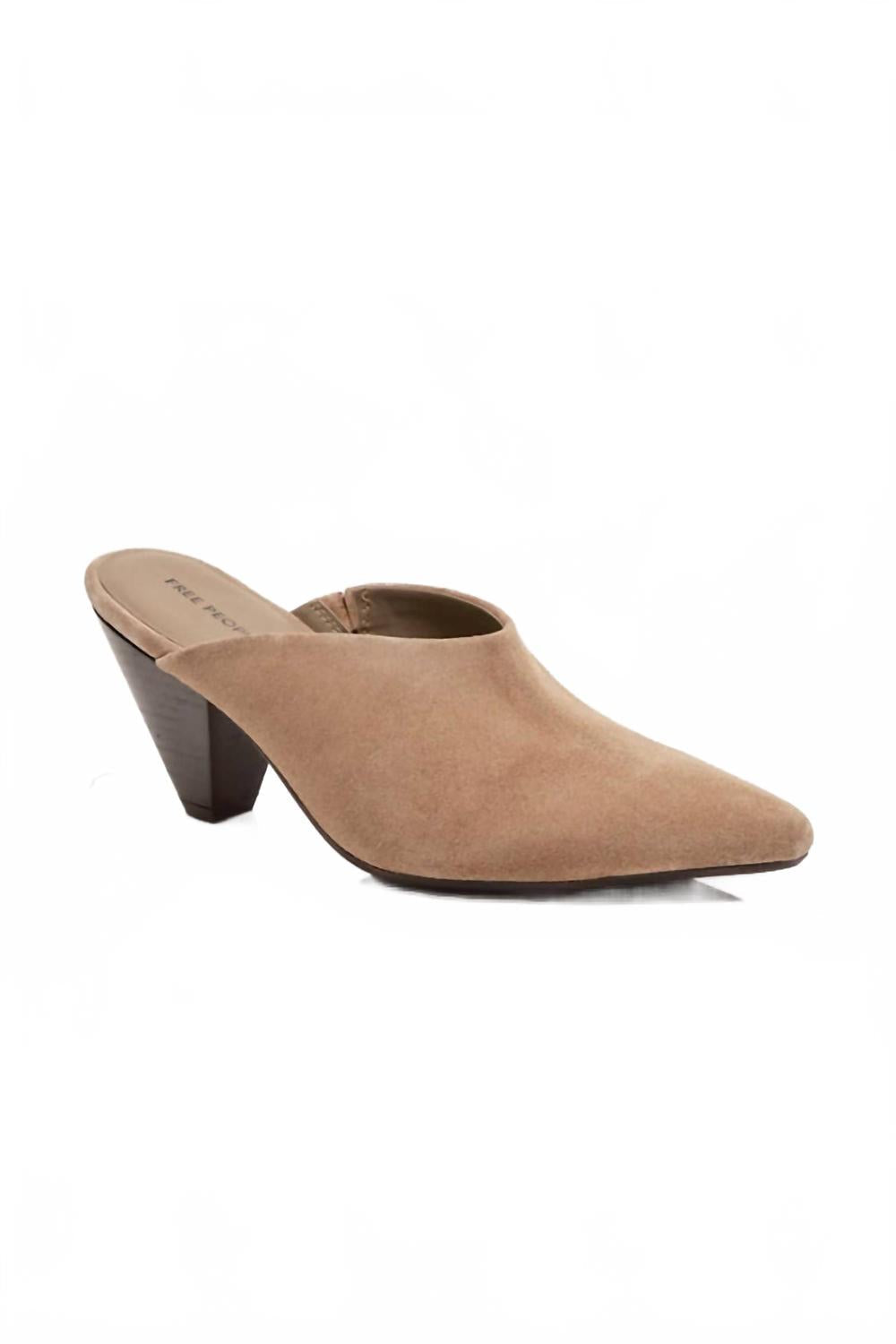 Zapatos destalonados de mujer color beige