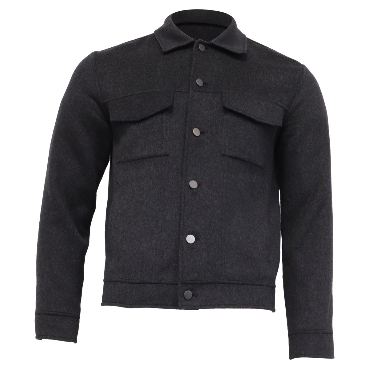 Chaqueta de lana color gris