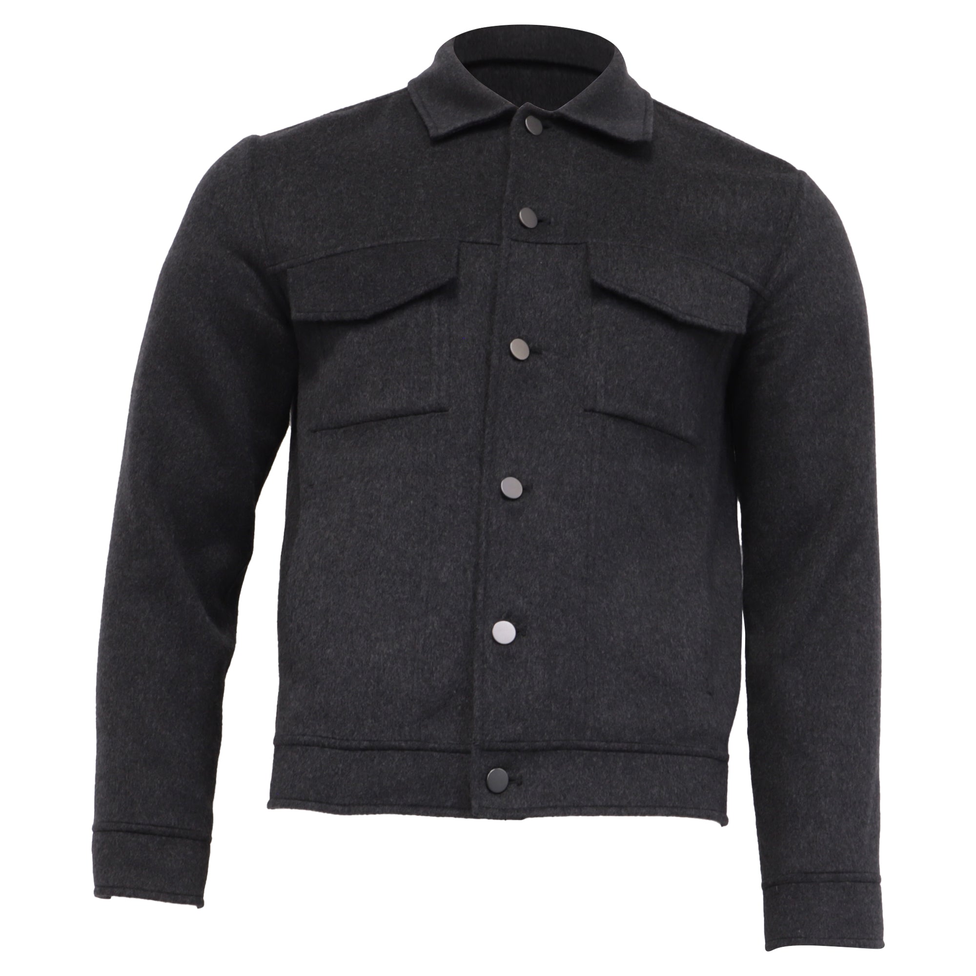 Chaqueta de lana color gris