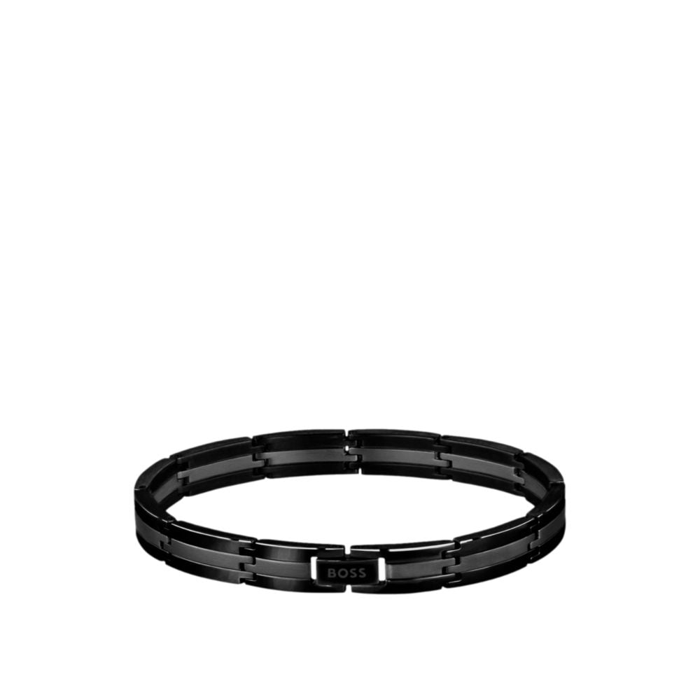Pulsera de acero inoxidable color negro