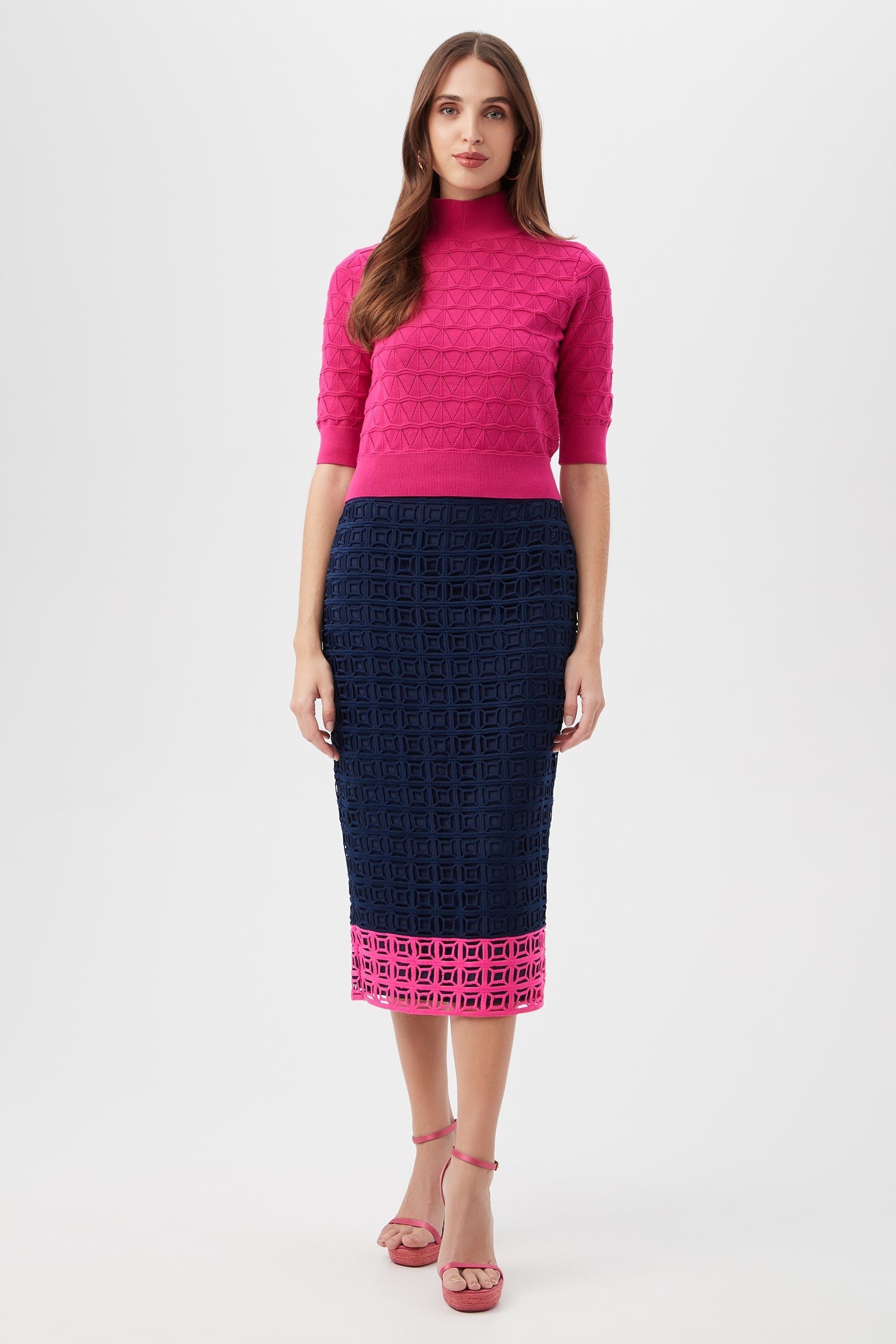 Falda midi