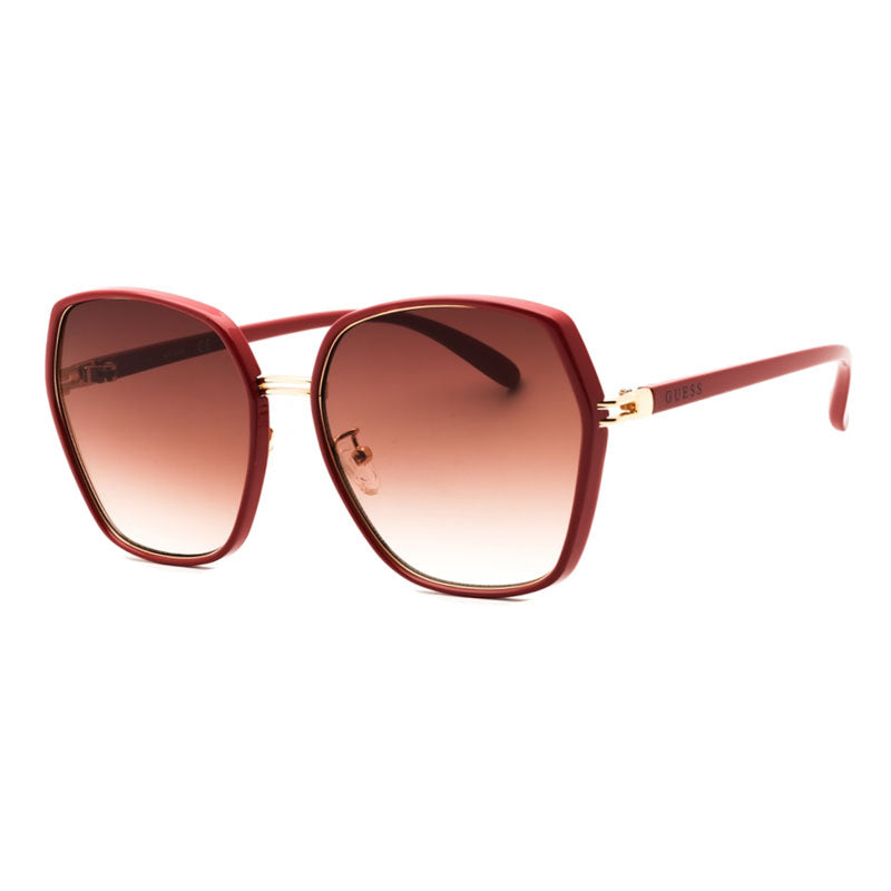 Gafas color café y rojo