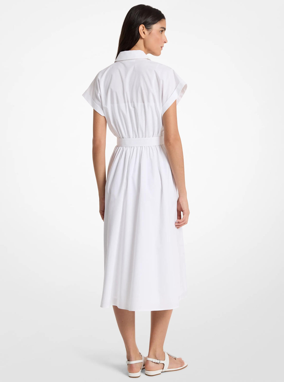 Vestido de algodón midi