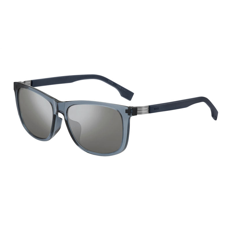Gafas color azul y plateado