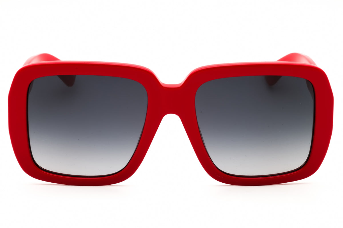 Gafas color gris oscuro y rojo
