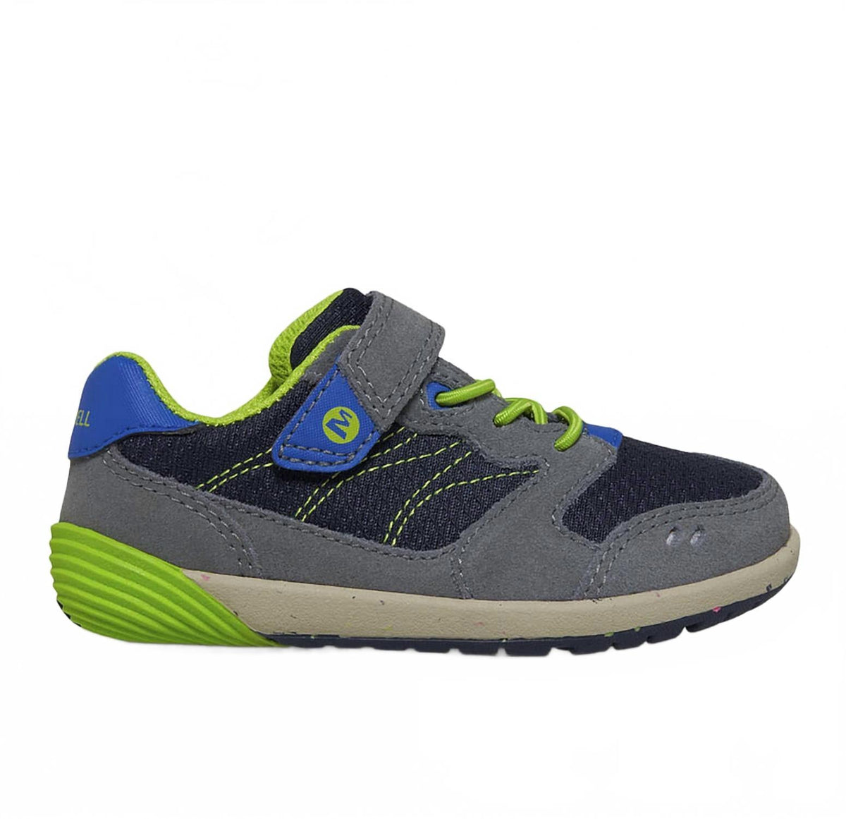 Tenis para bebé color azul marino y verde