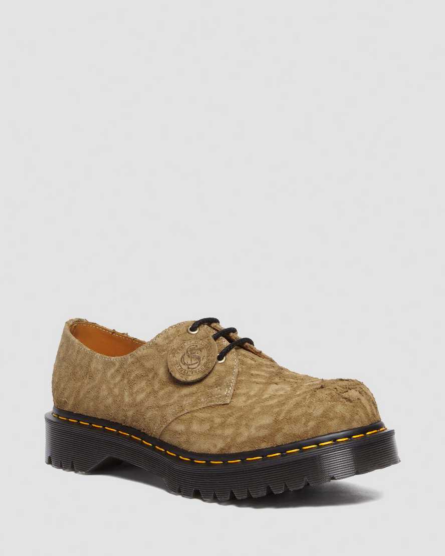 Zapatos de cordones de gamuza