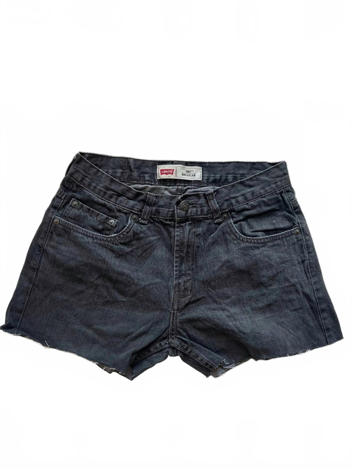 Short de mujer de mezclilla color negro