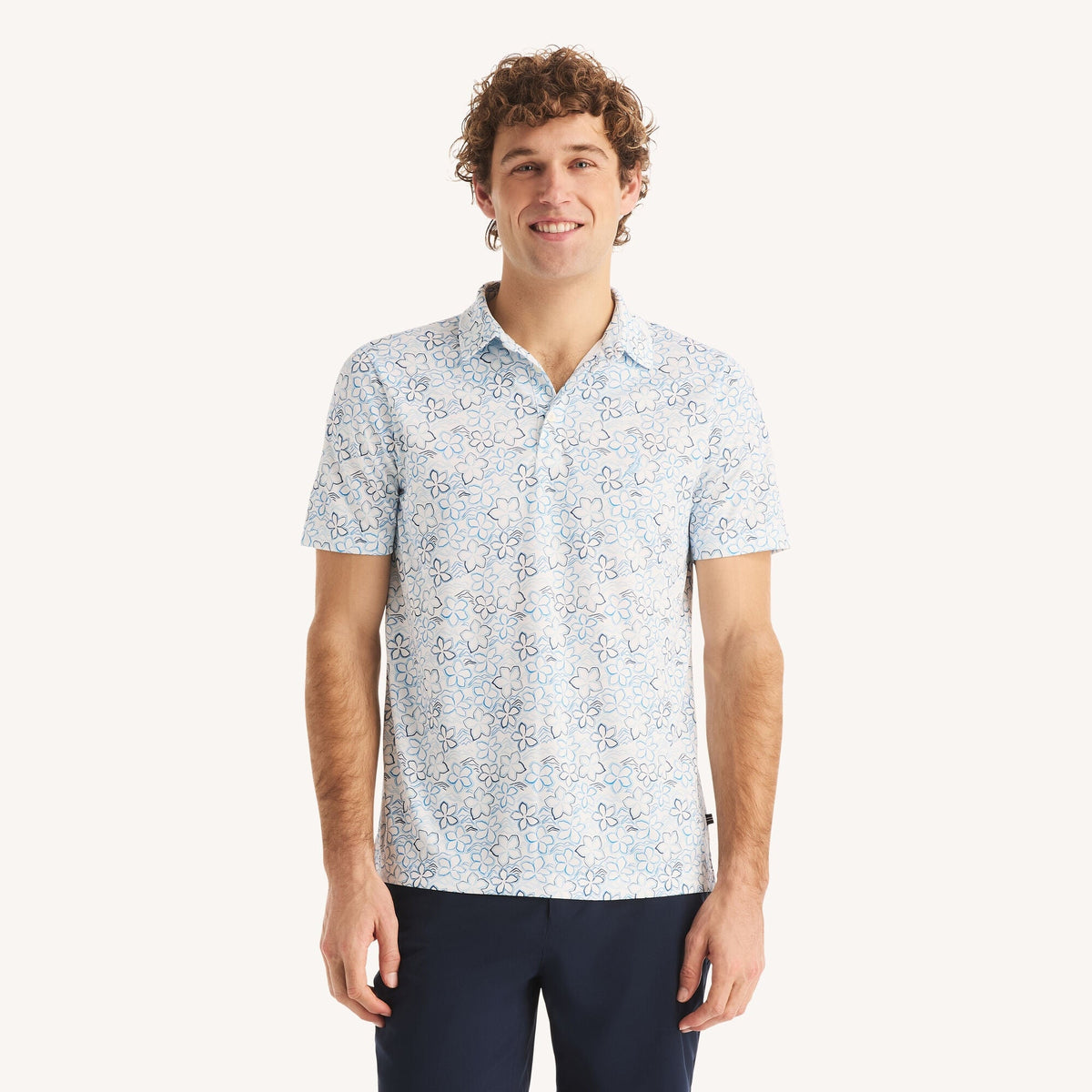 Polo de hombre con estampado