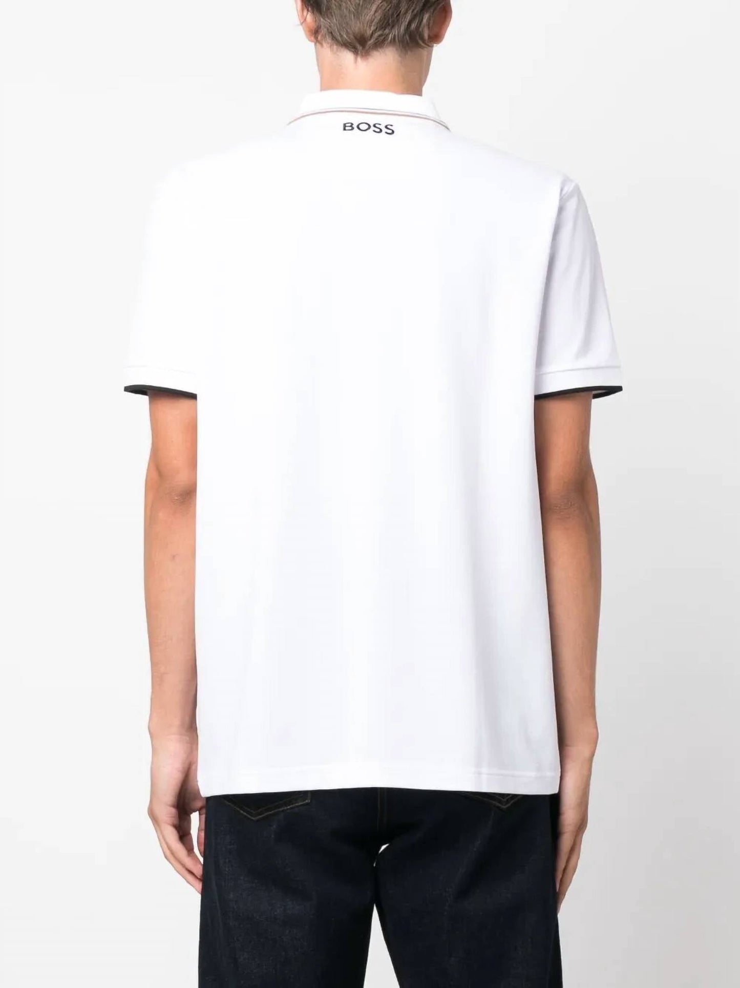Camiseta de hombre de manga corta color blanco
