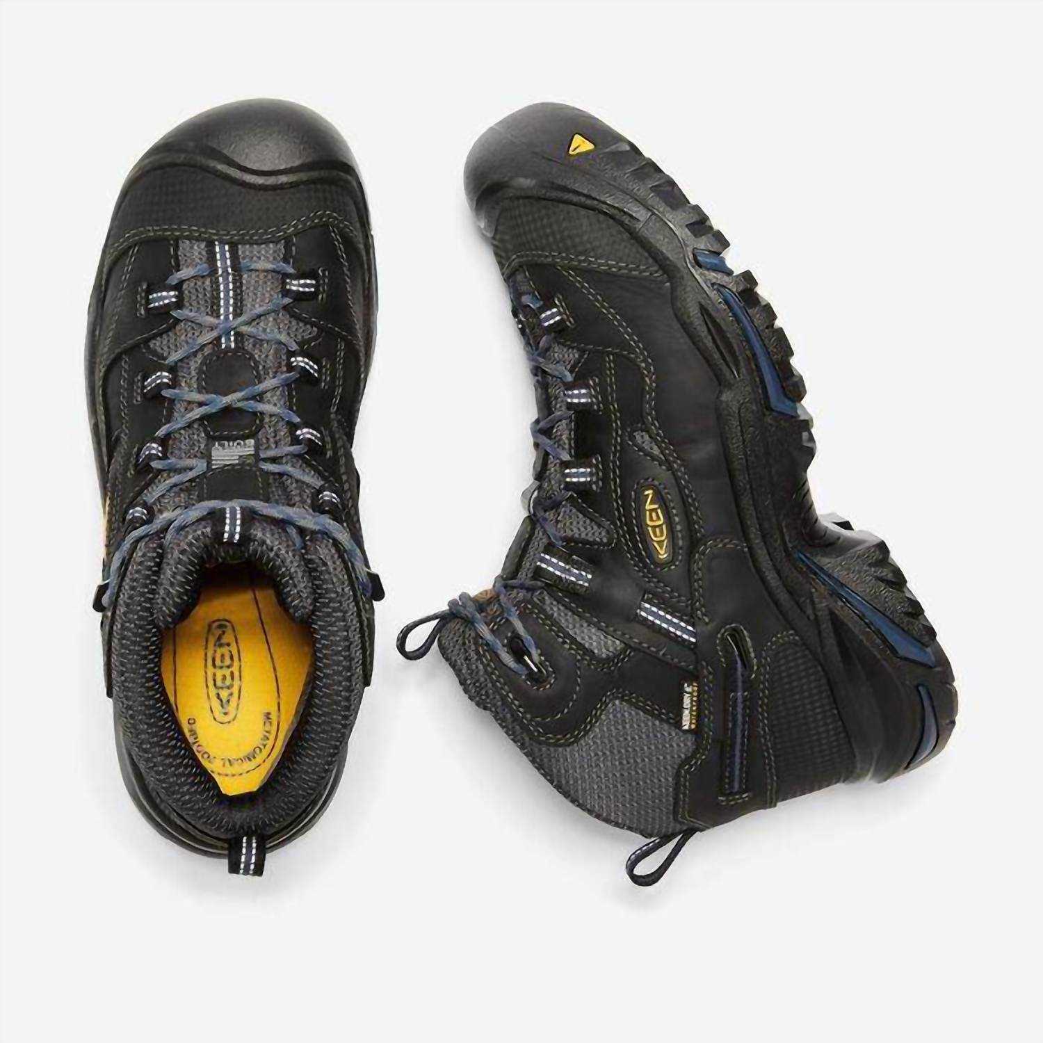 Botas de hombre impermeables color azul
