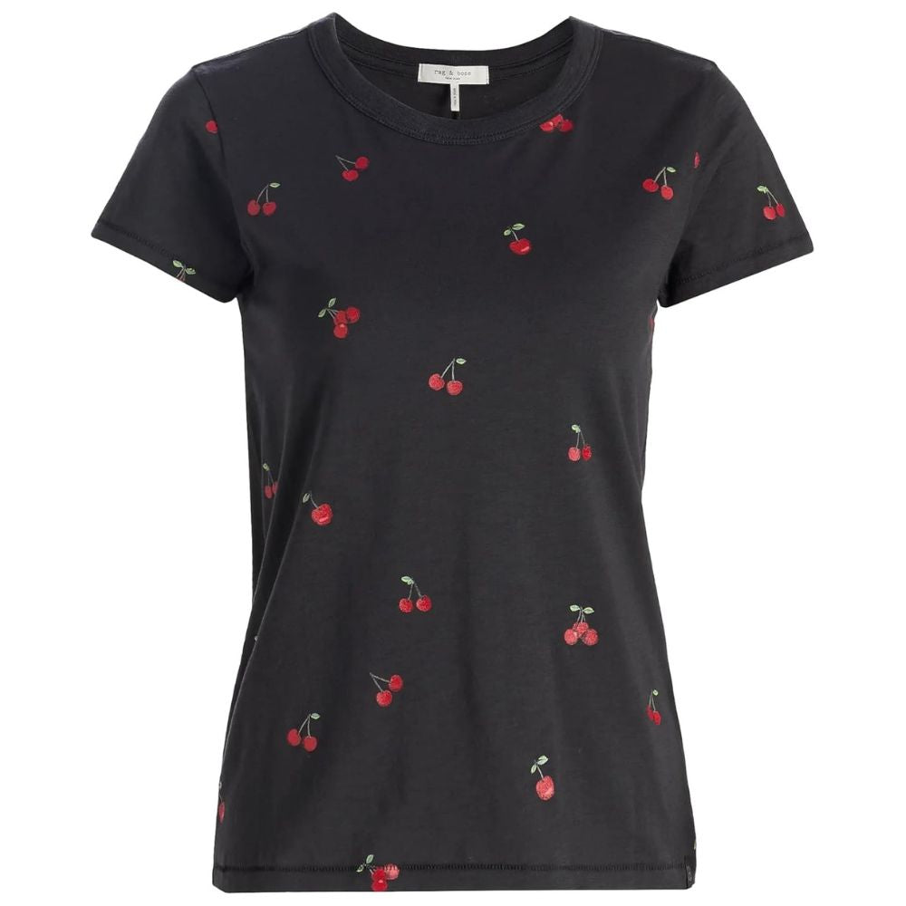 Camiseta de mujer color negro