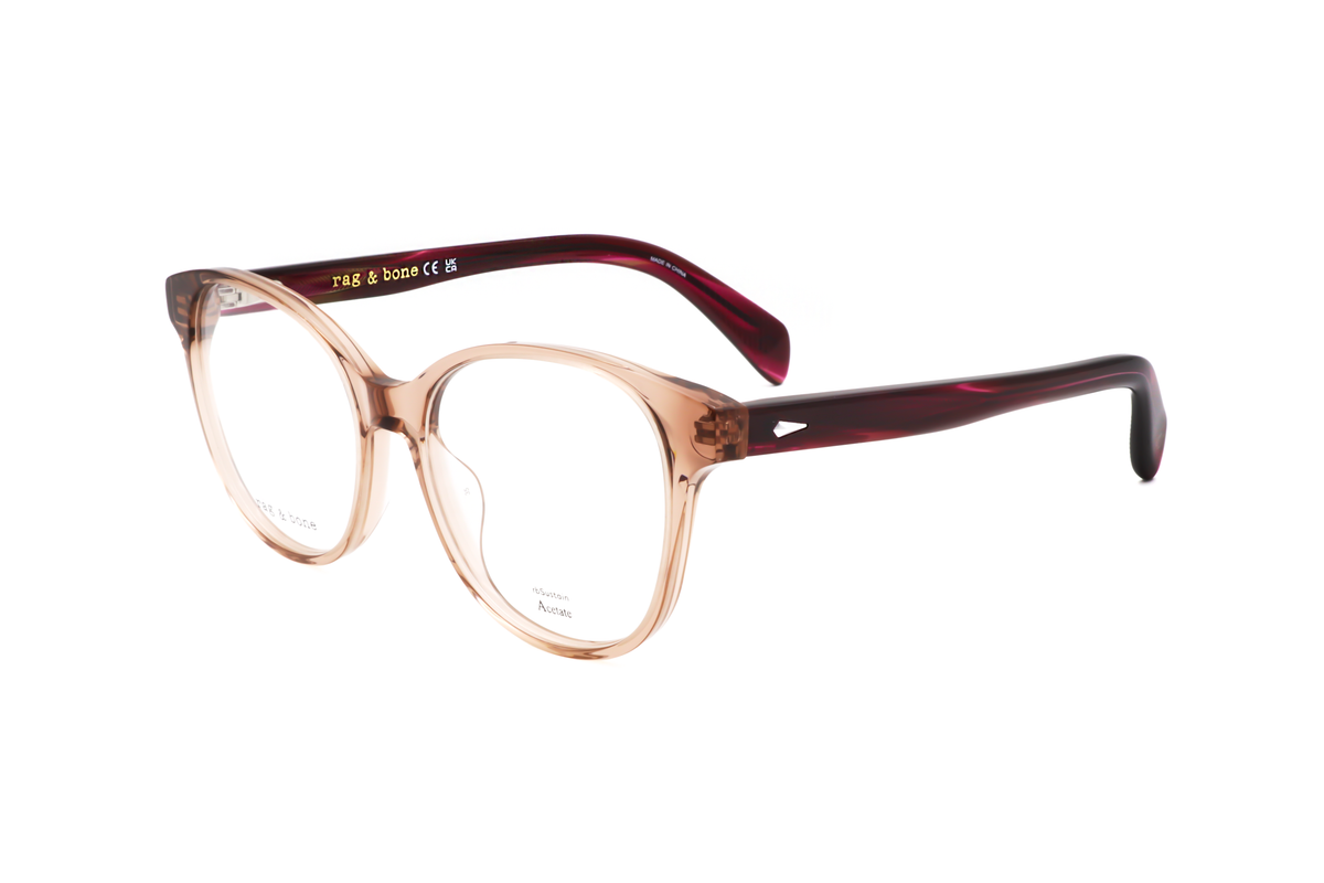 Montura para gafas de mujer 52 mm color café