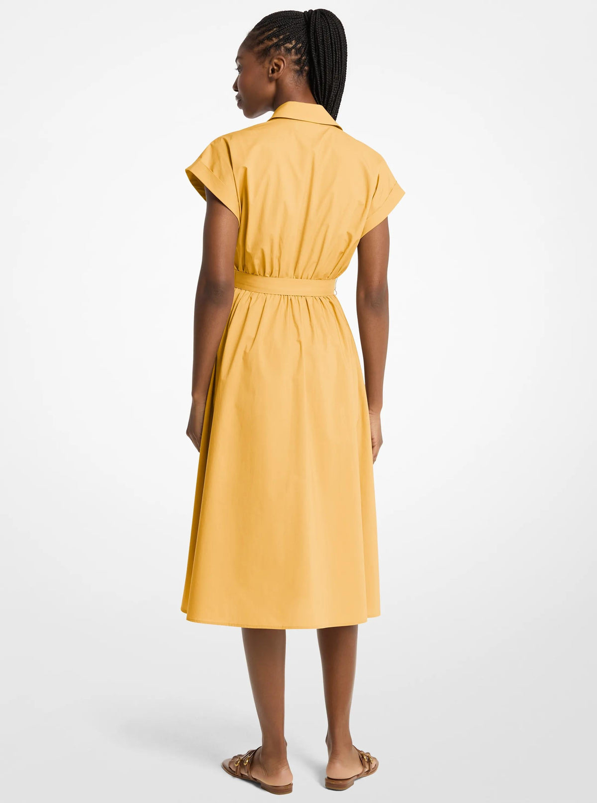 Vestido de algodón midi