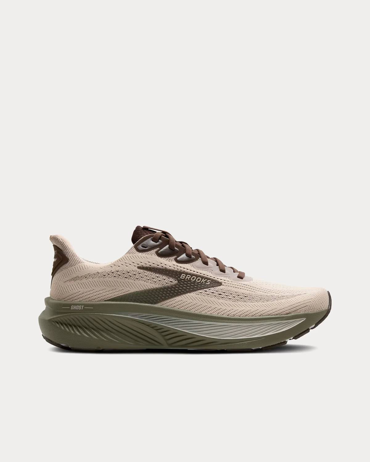 Tenis para correr de hombre color café