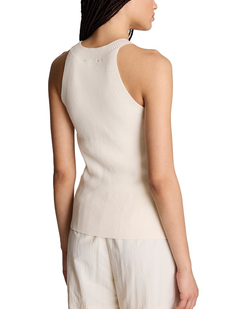Camiseta sin mangas con cuello redondo