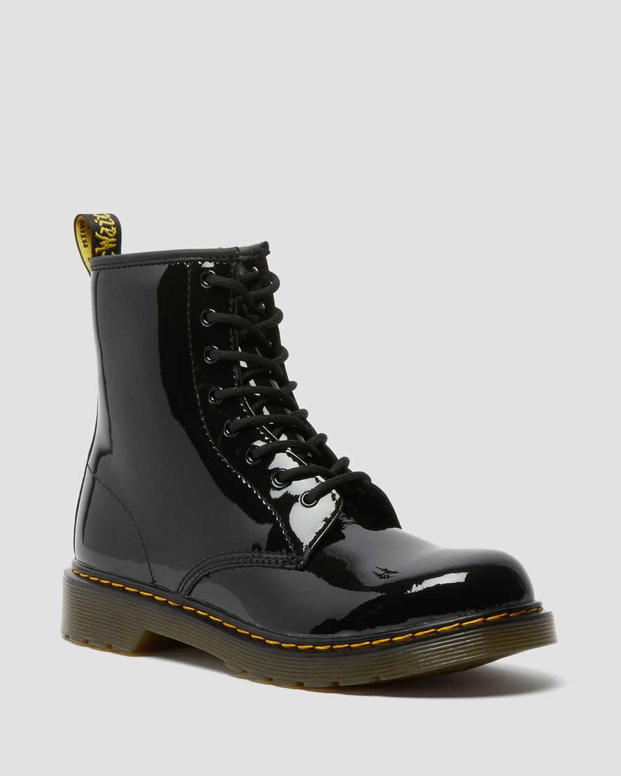 Botas infantil de cuero con cordones