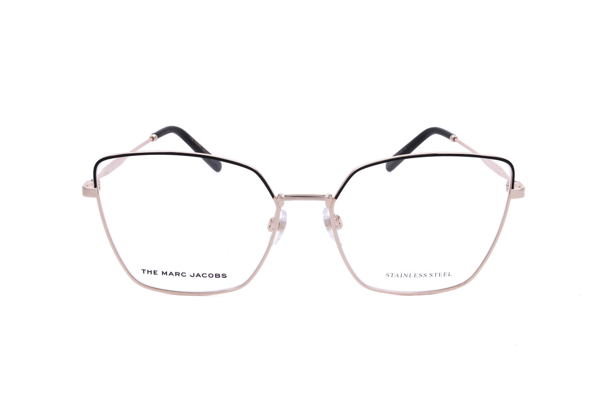 Gafas 56 mm color negro y dorado