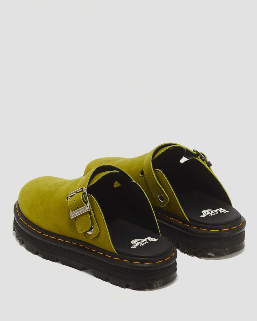 Zapatos destalonados de nobuk