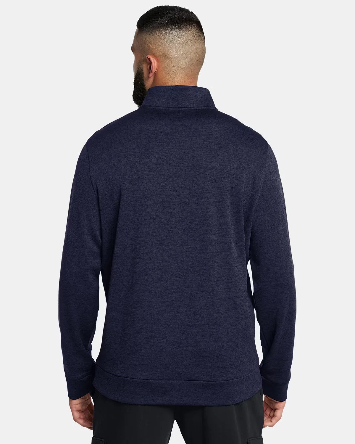 Camisa de hombre con cuello alto color azul marino