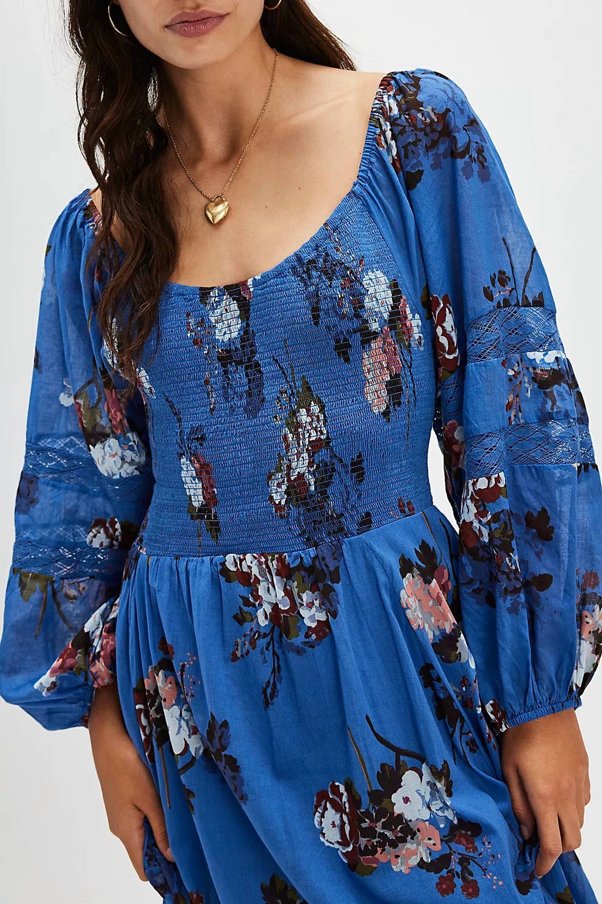 Vestido largo color azul
