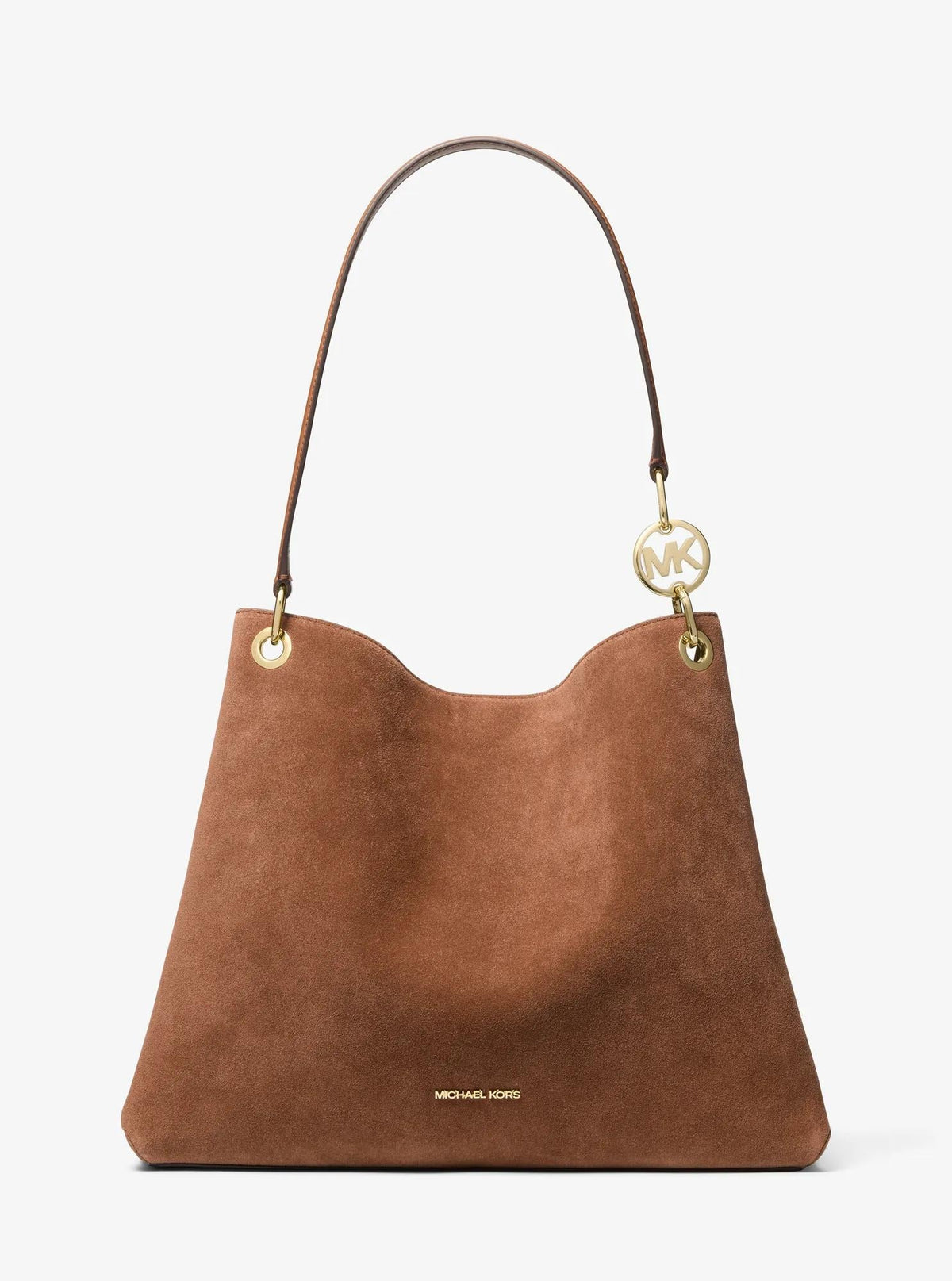 Bolso de hombro de gamuza
