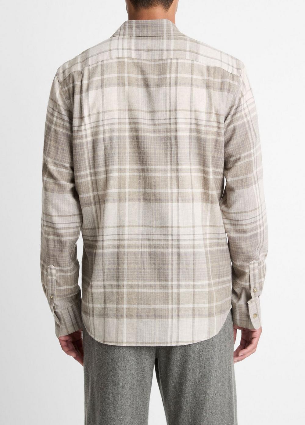 Camisa de algodón a cuadros
