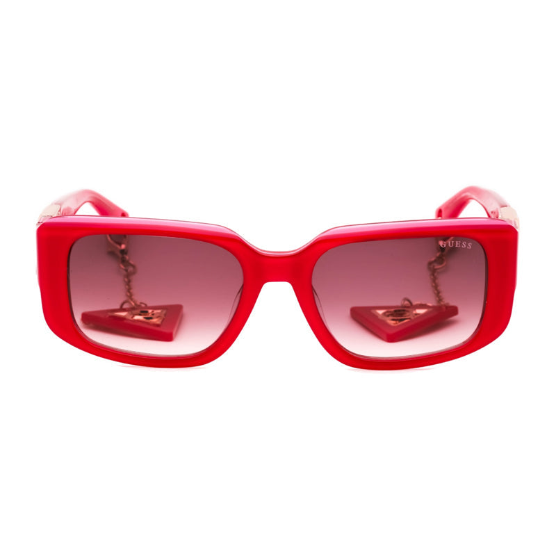 Gafas color rosado y vinotinto