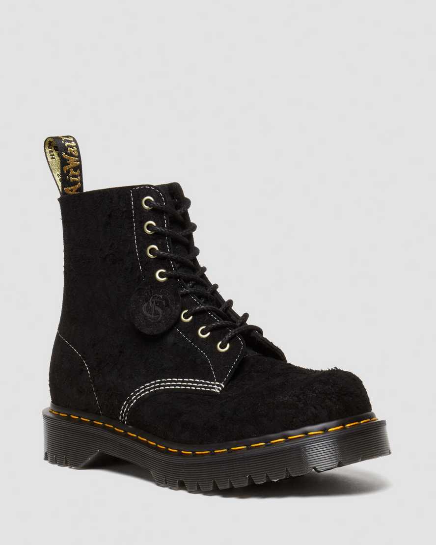 Botas de gamuza con cordones