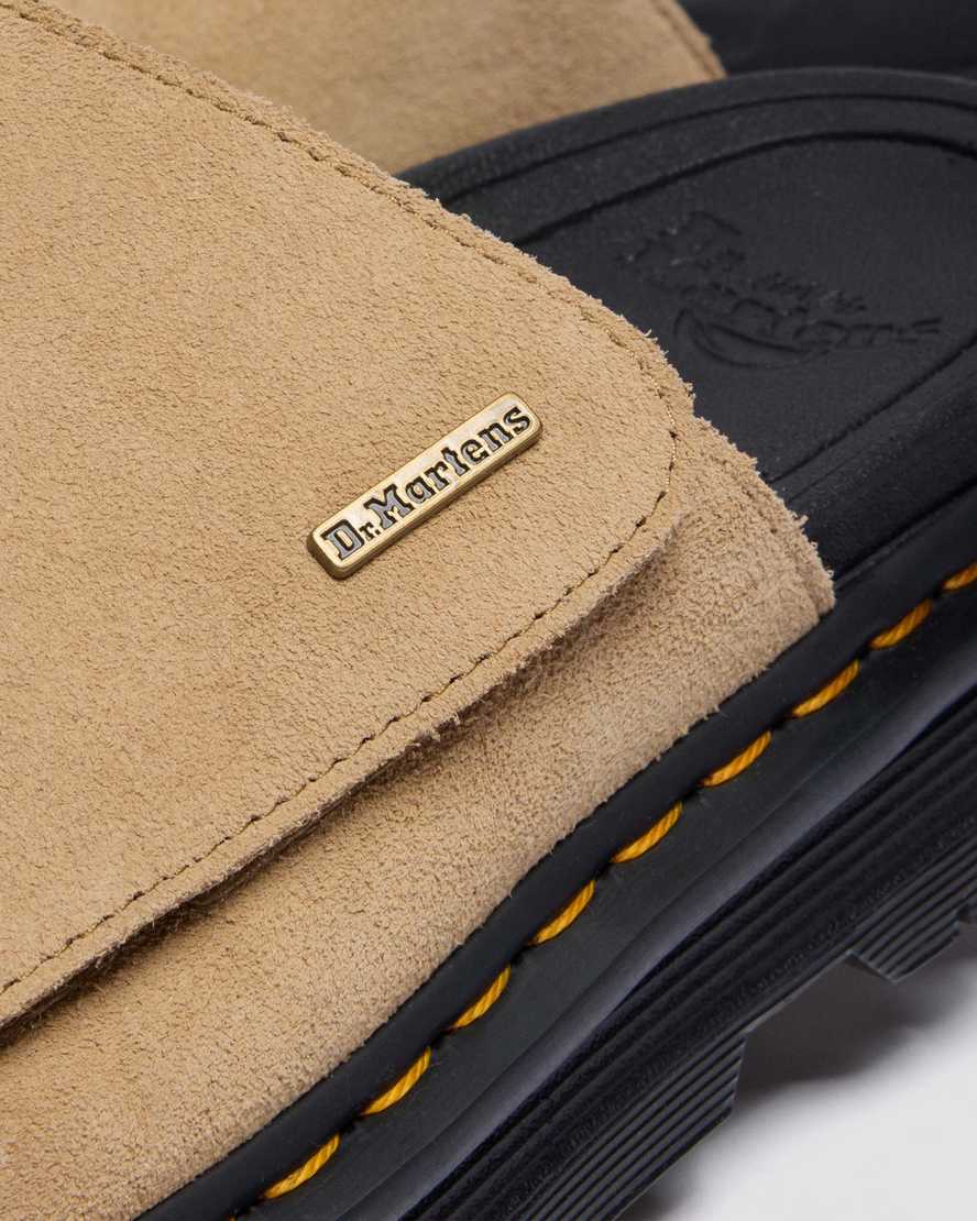Sandalias de gamuza con plataforma