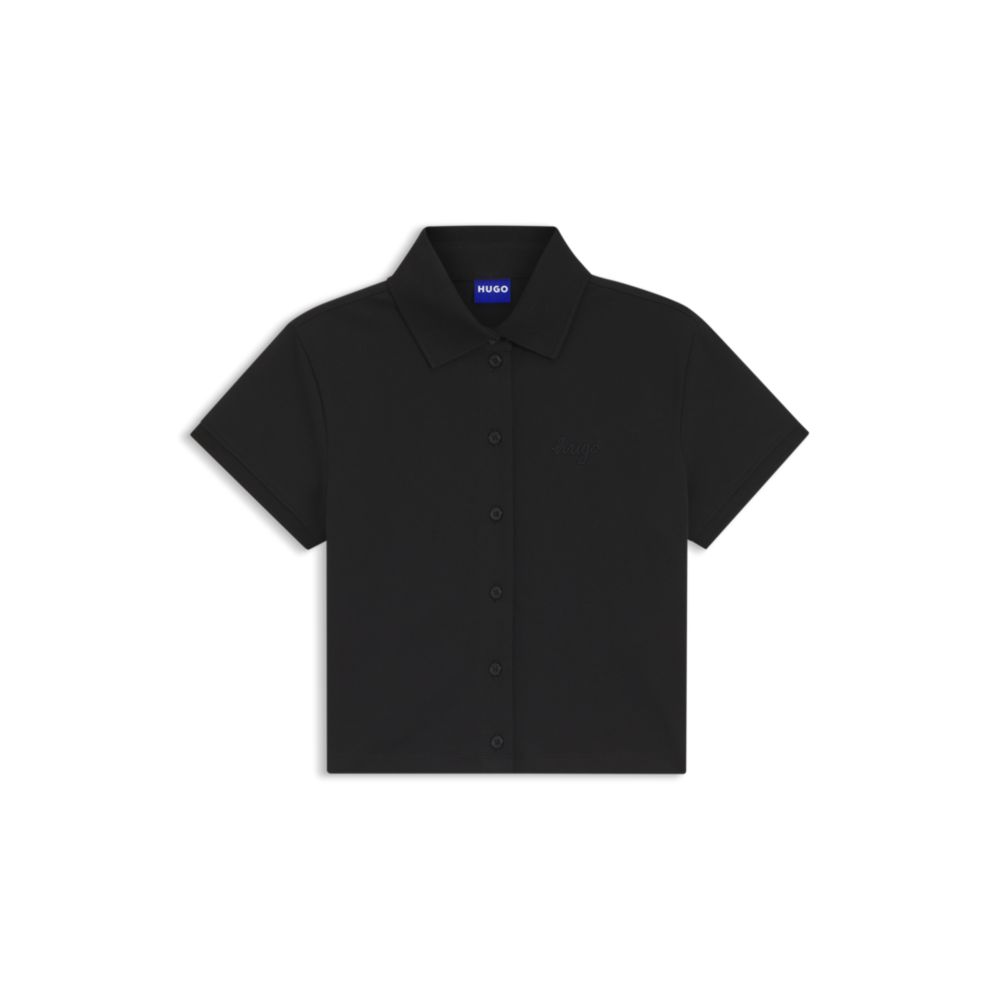 Polo de algodón de corte ajustado