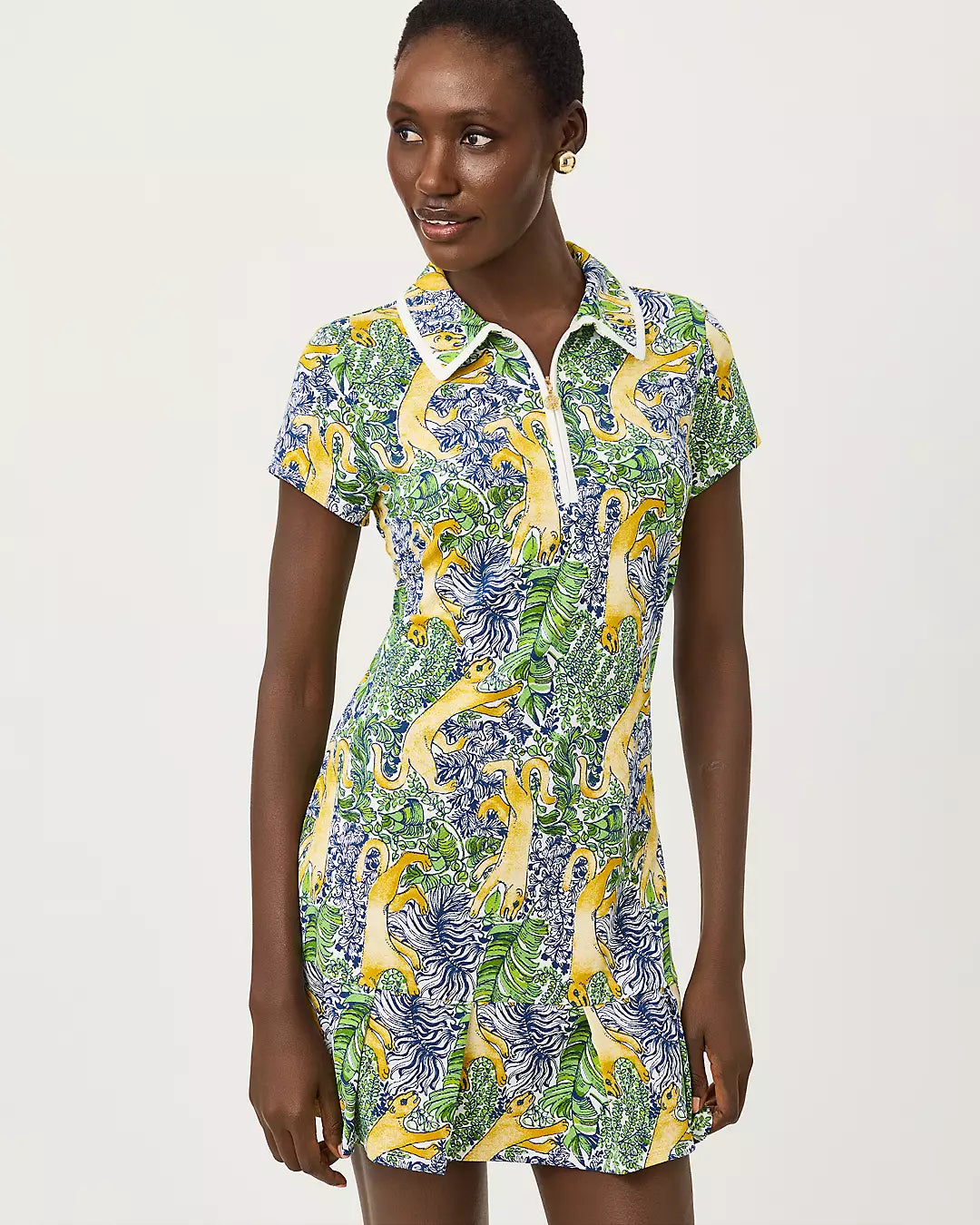Vestido con pliegues