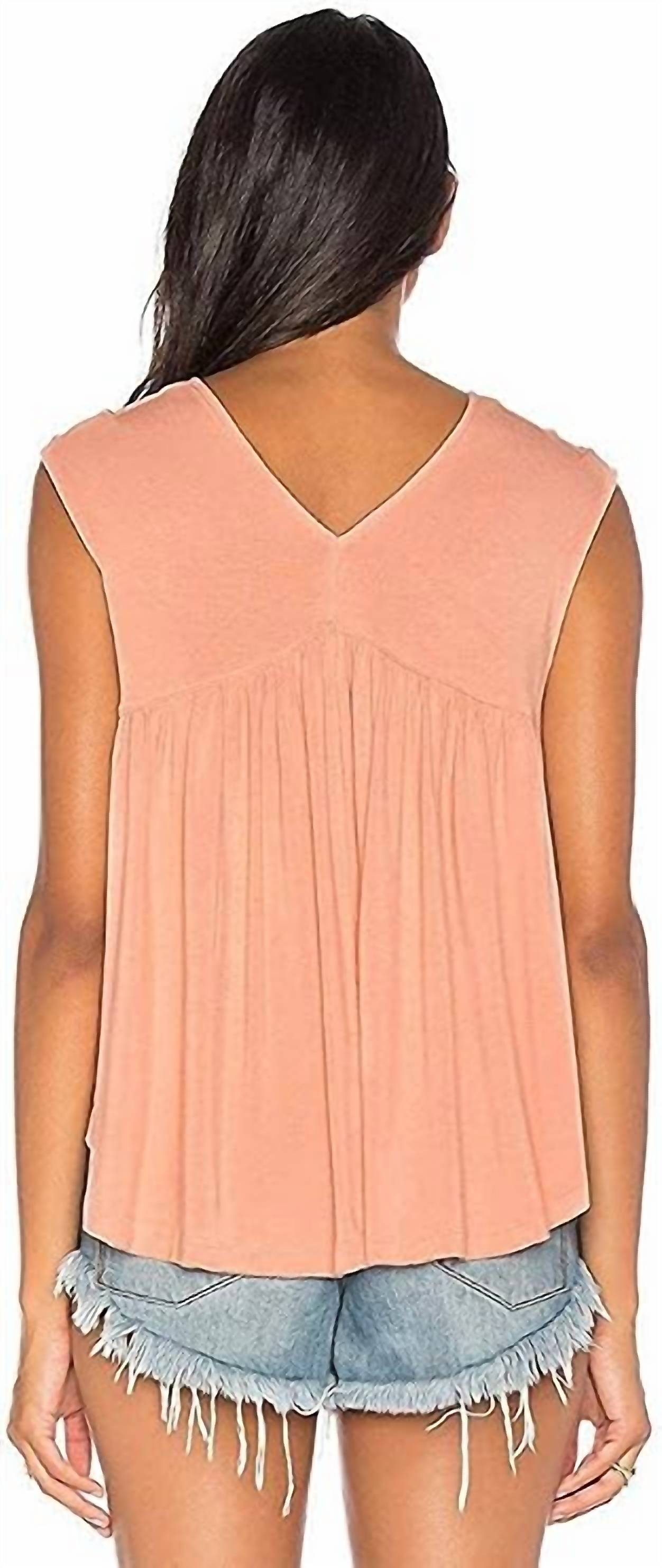 Blusa sin mangas
