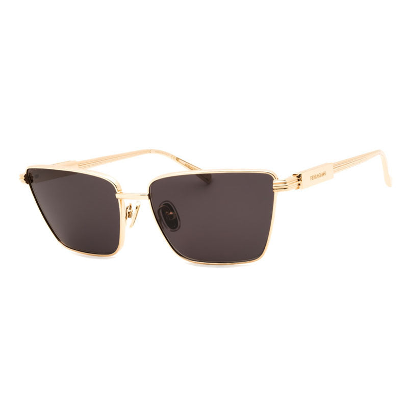 Gafas color gris y dorado