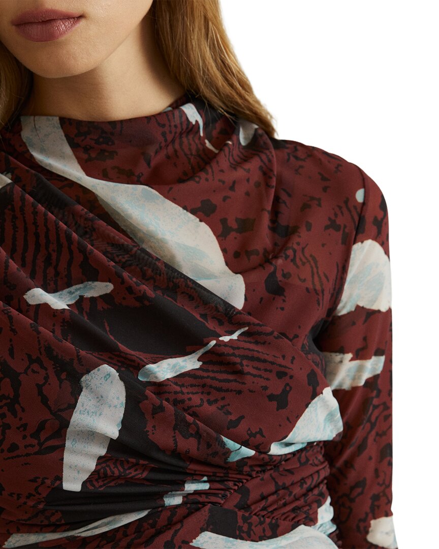 Vestido corto con estampado