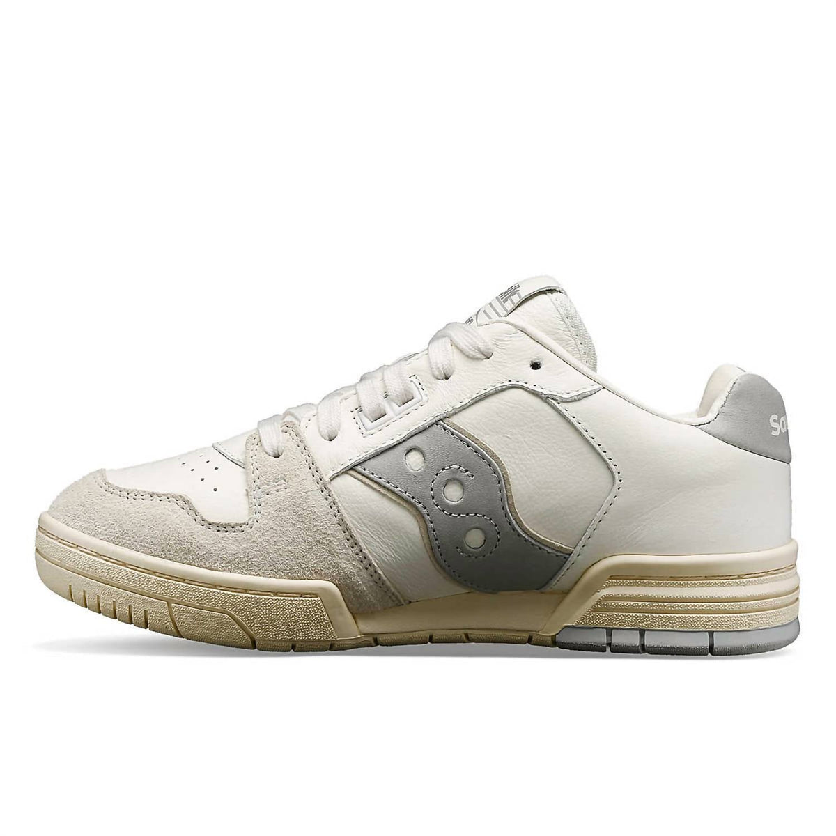 Tenis de hombre color gris y beige